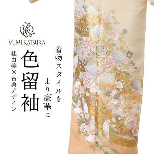 桂由美黒留袖