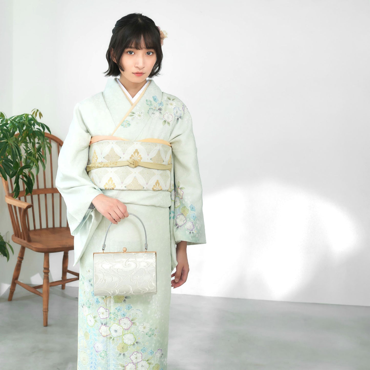 訪問着レンタル桂由美ブランド着物レンタル貸衣装フルセット入学式卒業式七五三結婚式お宮参り結納お茶会パーティー母親ママ人気訪問着レンタル付下げフルセットレンタルNo.377
