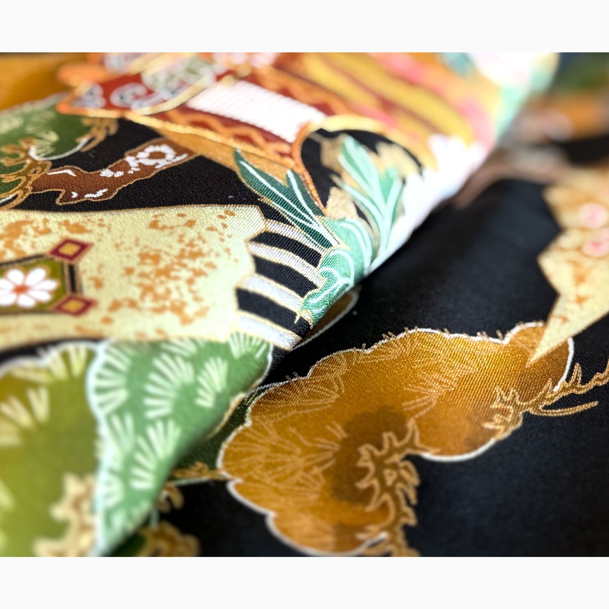 レンタル黒留袖フルセットLサイズ【結婚式婚礼貸衣装】【往復送料無料】No72