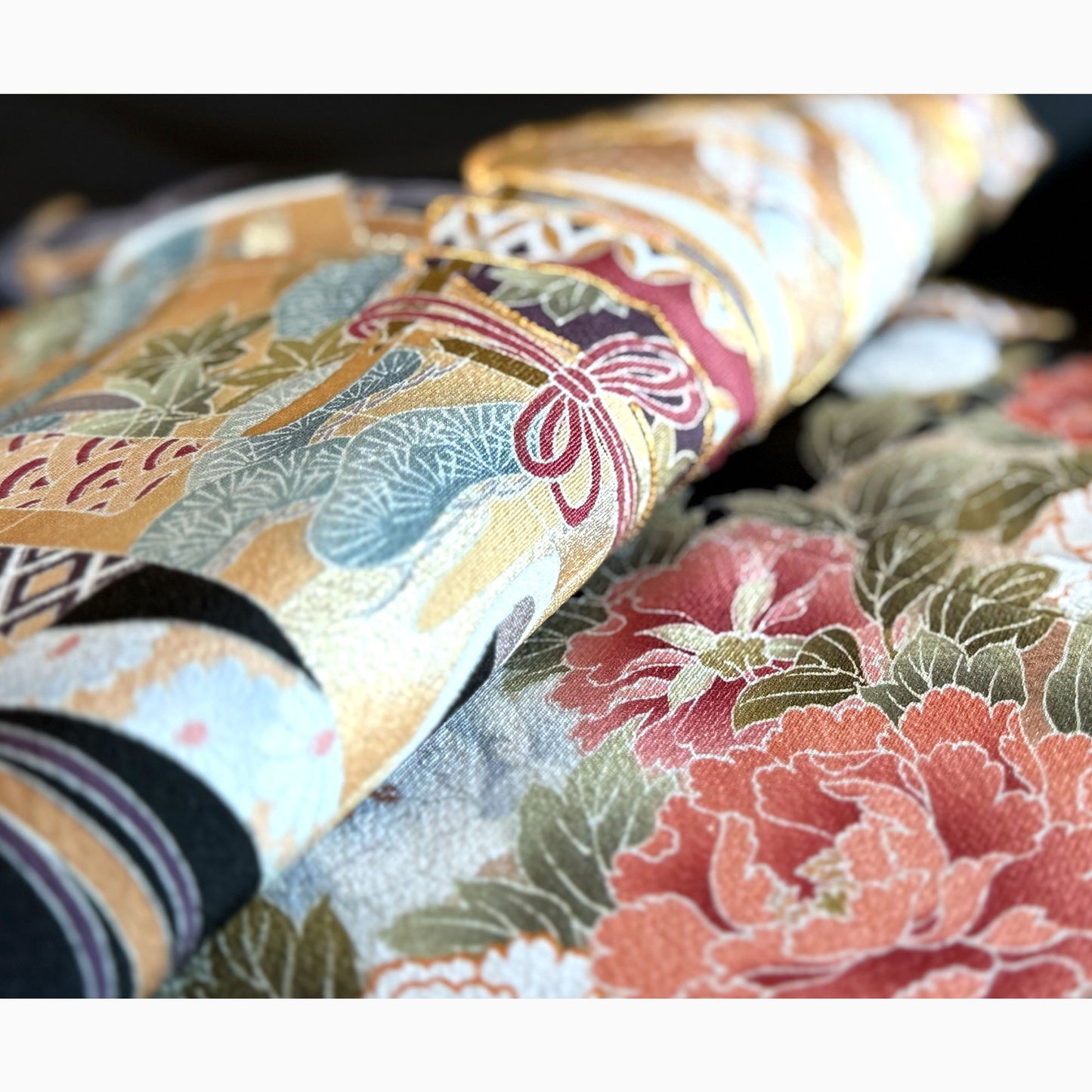 レンタル黒留袖フルセットLサイズ【結婚式婚礼貸衣装】【往復送料無料】No85