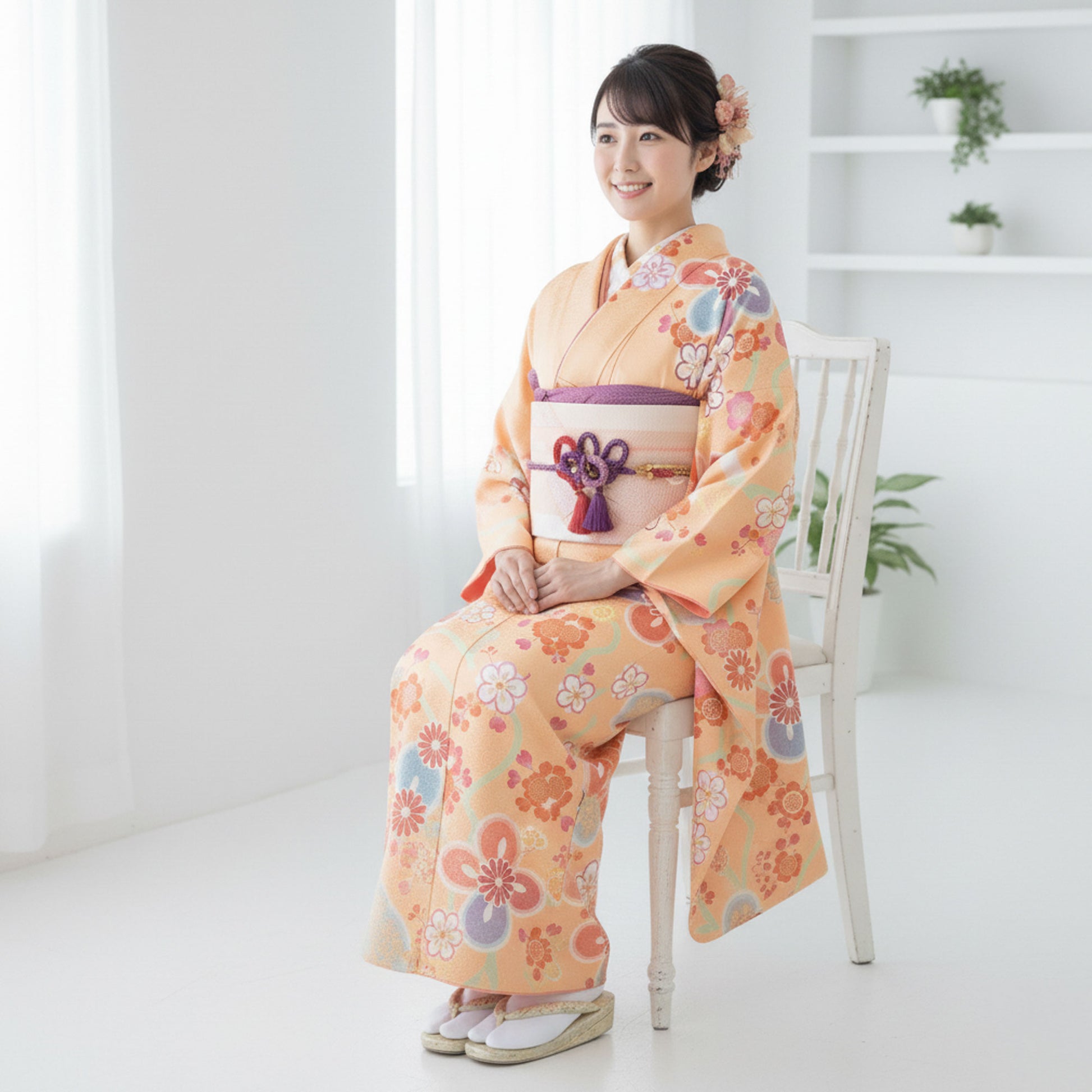 【お買い物マラソン10%OFFクーポン配布中!】【レンタル】訪問着着物貸衣装フルセット入学式卒業式七五三お宮参り結婚式お宮参り結納お茶会パーティー母親ママ人気訪問着付下げフルセット着物着物往復送料無料HLアッシュエルブランドピンクNo