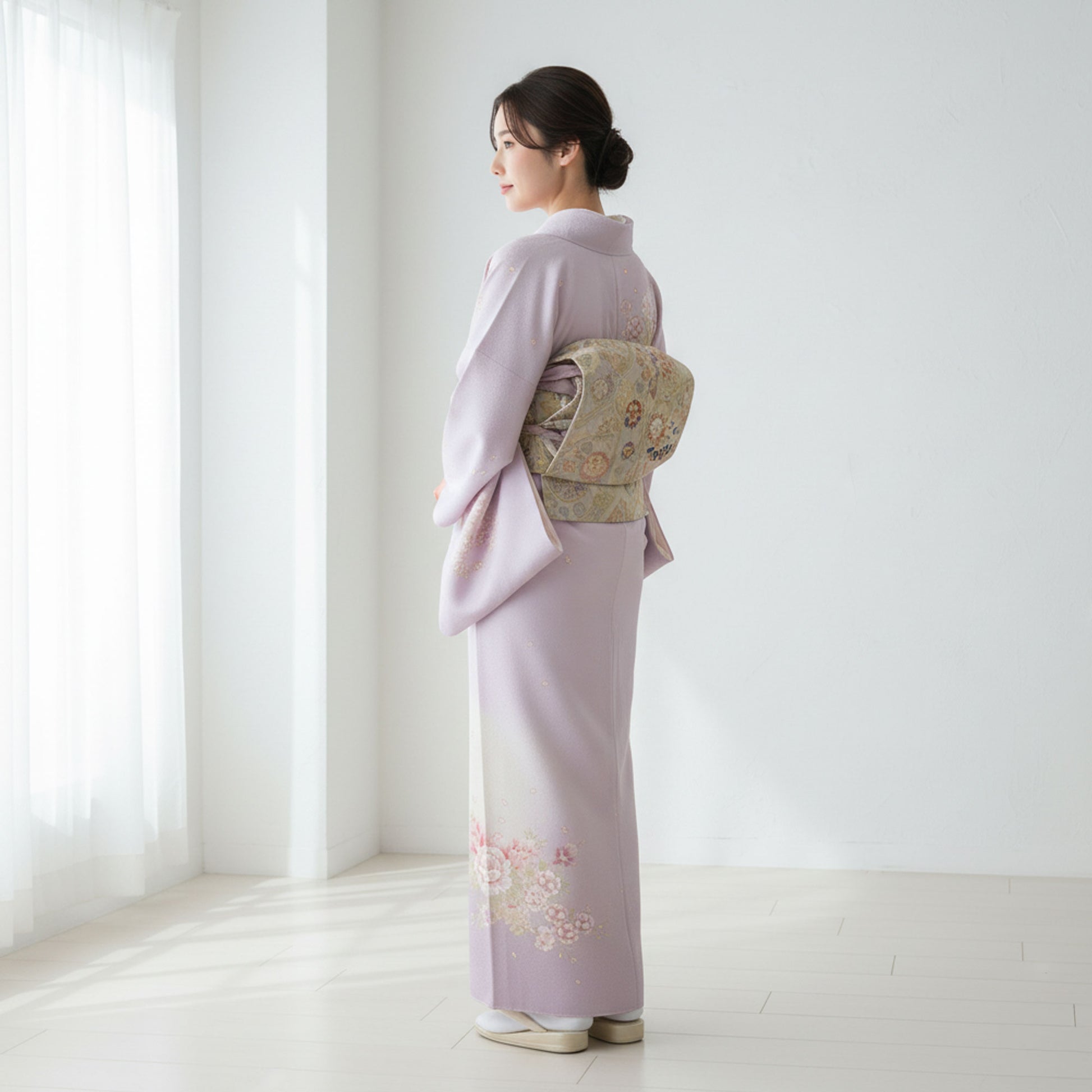 訪問着レンタル着物レンタル貸衣装フルセット入学式卒業式七五三お宮参り結婚式お宮参り結納母親ママ人気訪問着レンタル付下げフルセットレンタル着物レンタル着物往復送料無料紫牡丹No.0199
