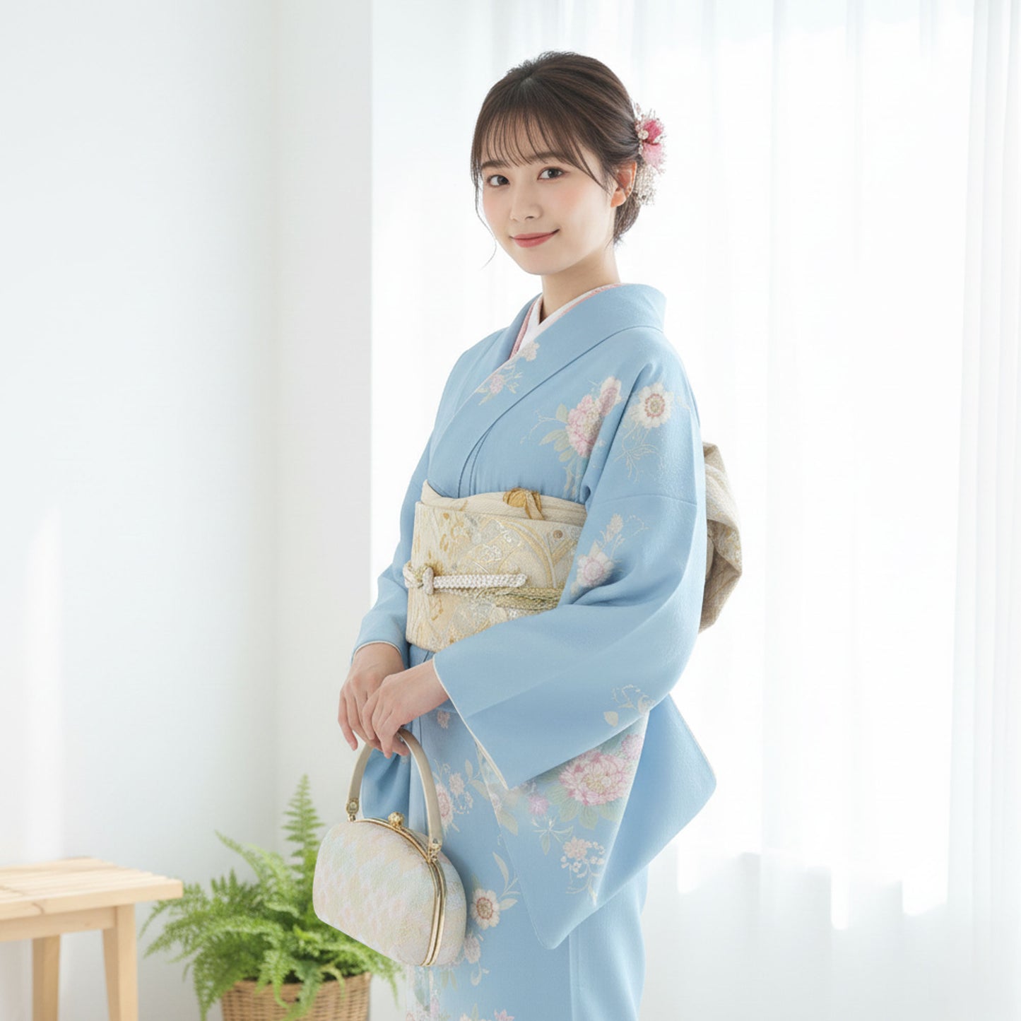 レンタル訪問着フルセット