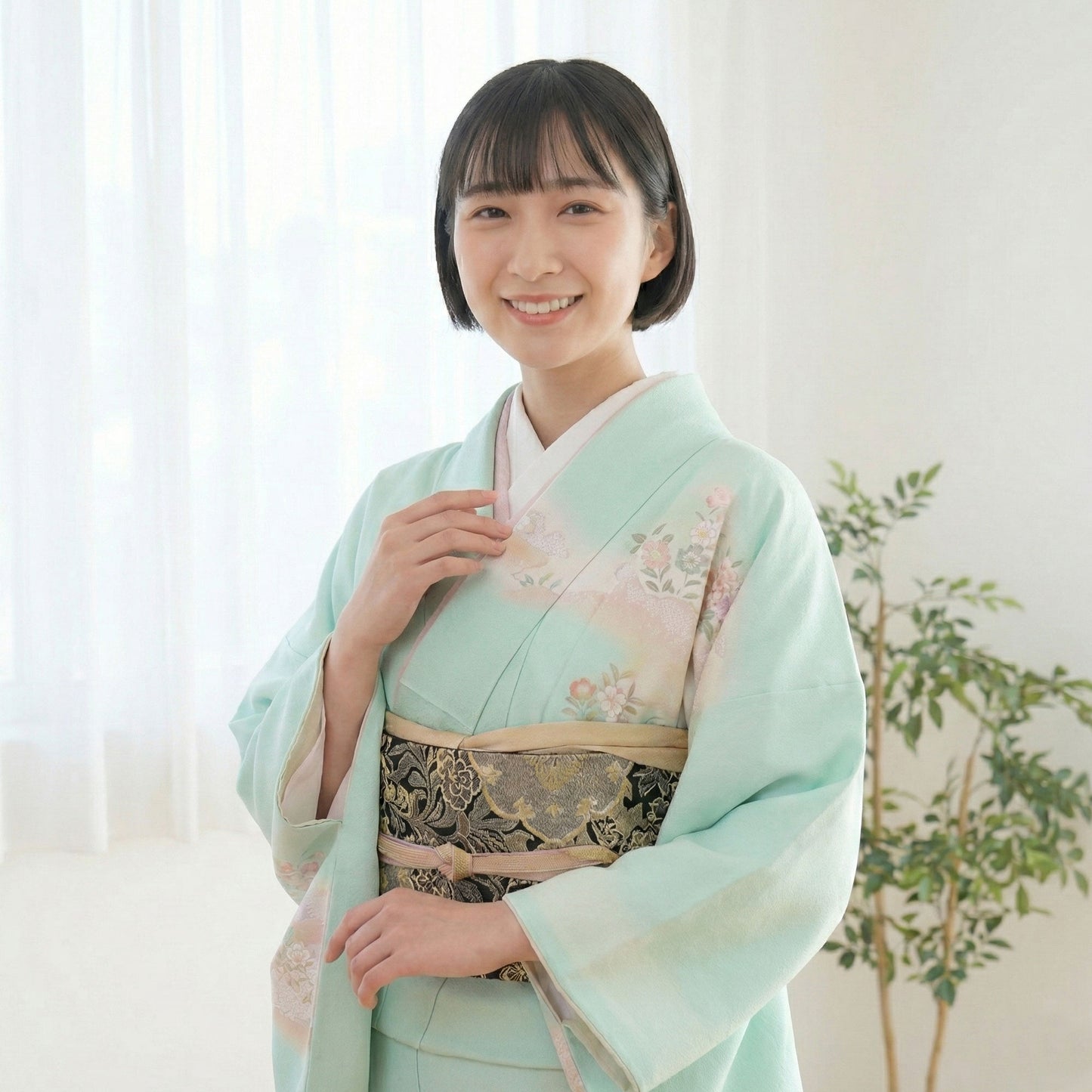 レンタル訪問着フルセット