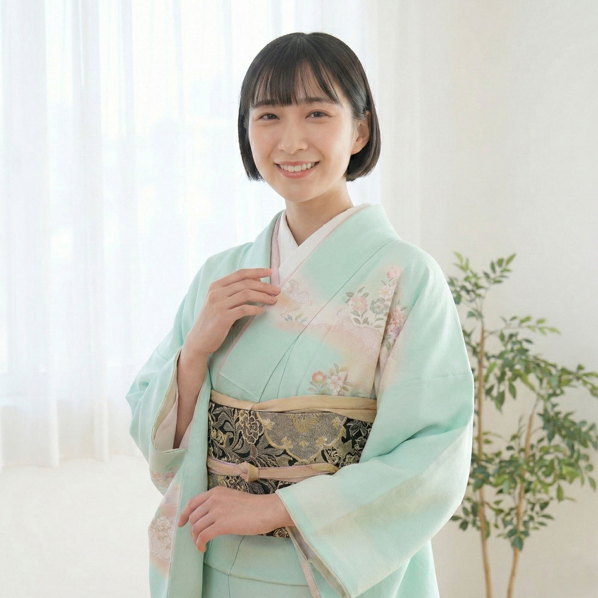 レンタル訪問着フルセット