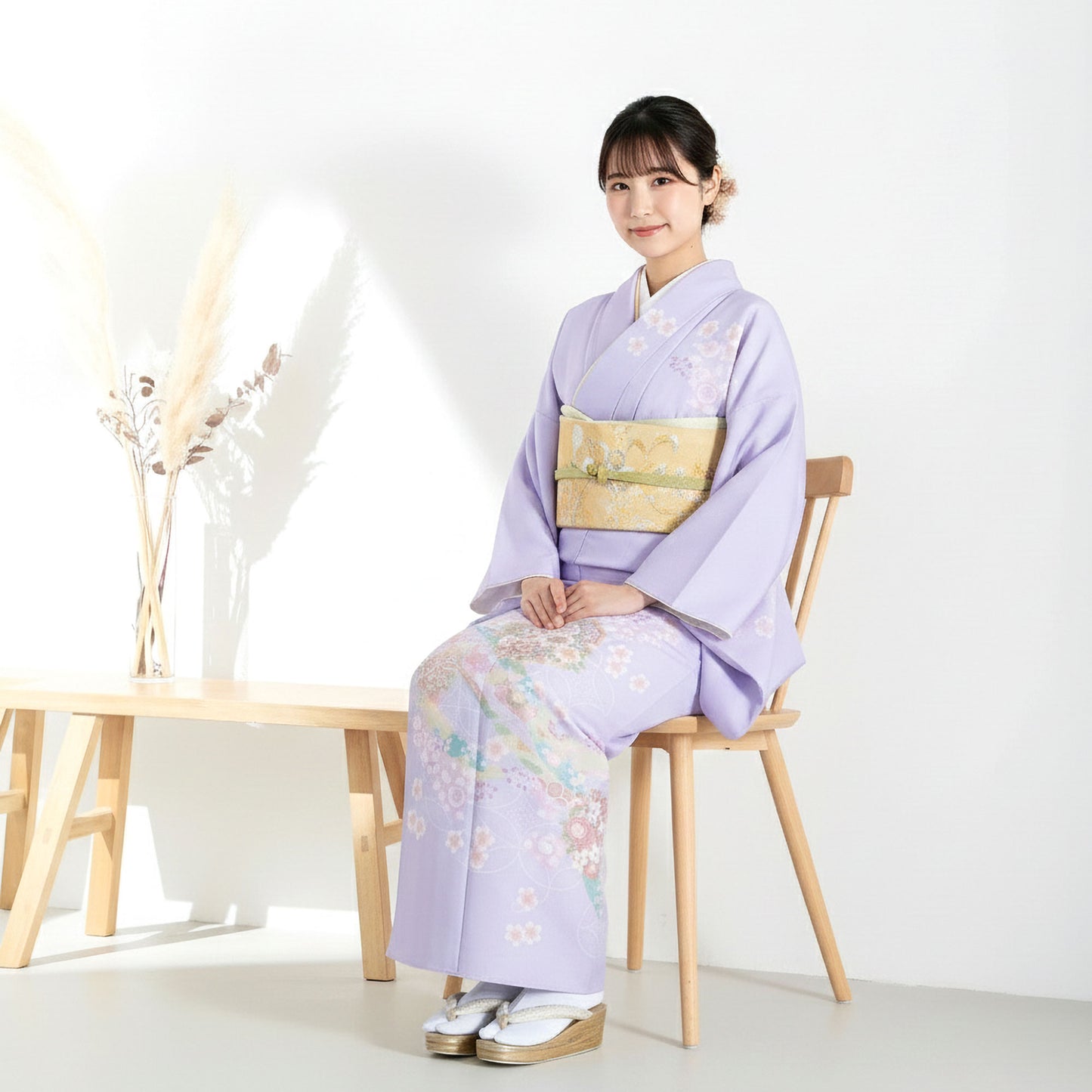 レンタル訪問着フルセット