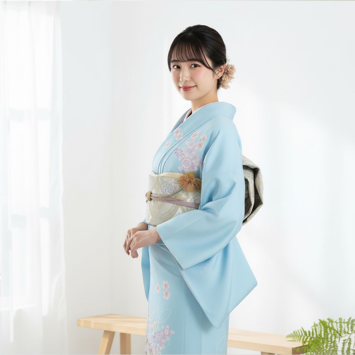 レンタル訪問着フルセット
