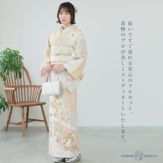 レンタル訪問着フルセット