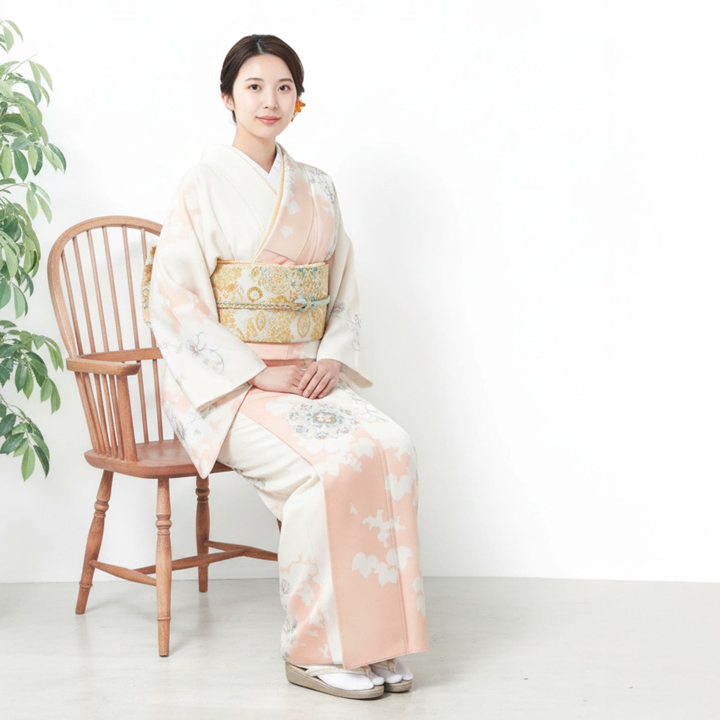 レンタル訪問着フルセット
