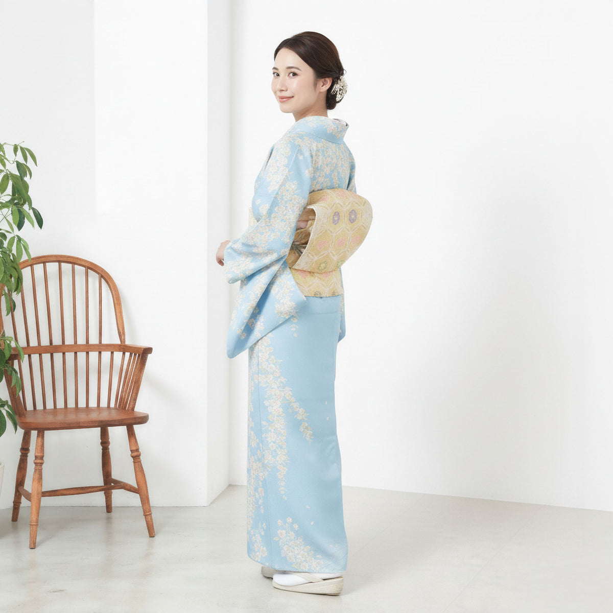 訪問着レンタル着物レンタル貸衣装フルセット入学式卒業式七五三結婚式お宮参り結納お茶会パーティー母親ママ人気訪問着レンタル付下げフルセットレンタル白ピンク桃色花春らしい和柄和モダンNo.398