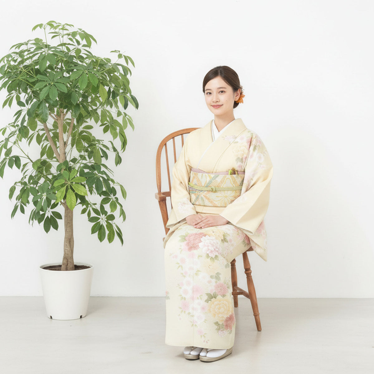 レンタル訪問着フルセット