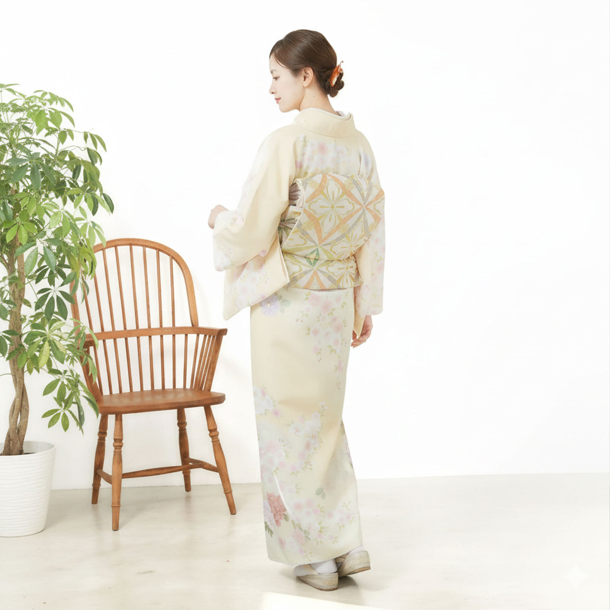 訪問着レンタル着物レンタル貸衣装フルセット入学式卒業式七五三結婚式お宮参り結納お茶会パーティー母親ママ人気訪問着レンタル付下げフルセットレンタル白ピンク桃色花春らしい和柄和モダンNo.398