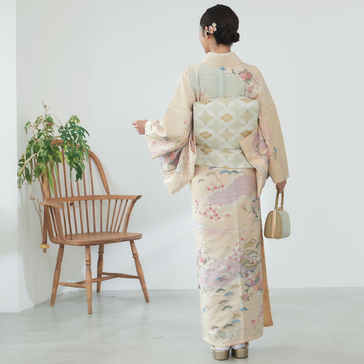 訪問着レンタル着物レンタル貸衣装フルセット入学式卒業式七五三結婚式お宮参り結納お茶会パーティー母親ママ人気訪問着レンタル付下げ【トールサイズ】