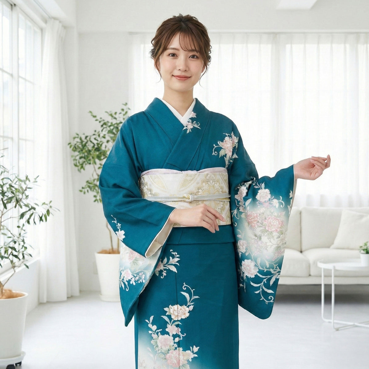 レンタル訪問着フルセット
