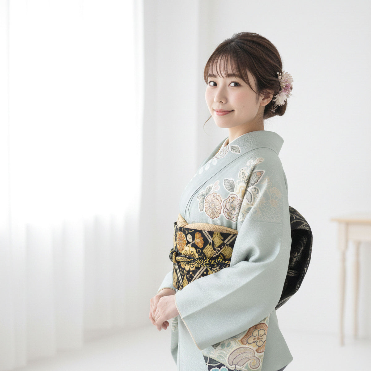 レンタル訪問着フルセット