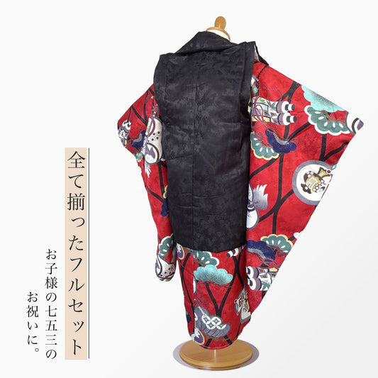 ブランド男児被布コートセット