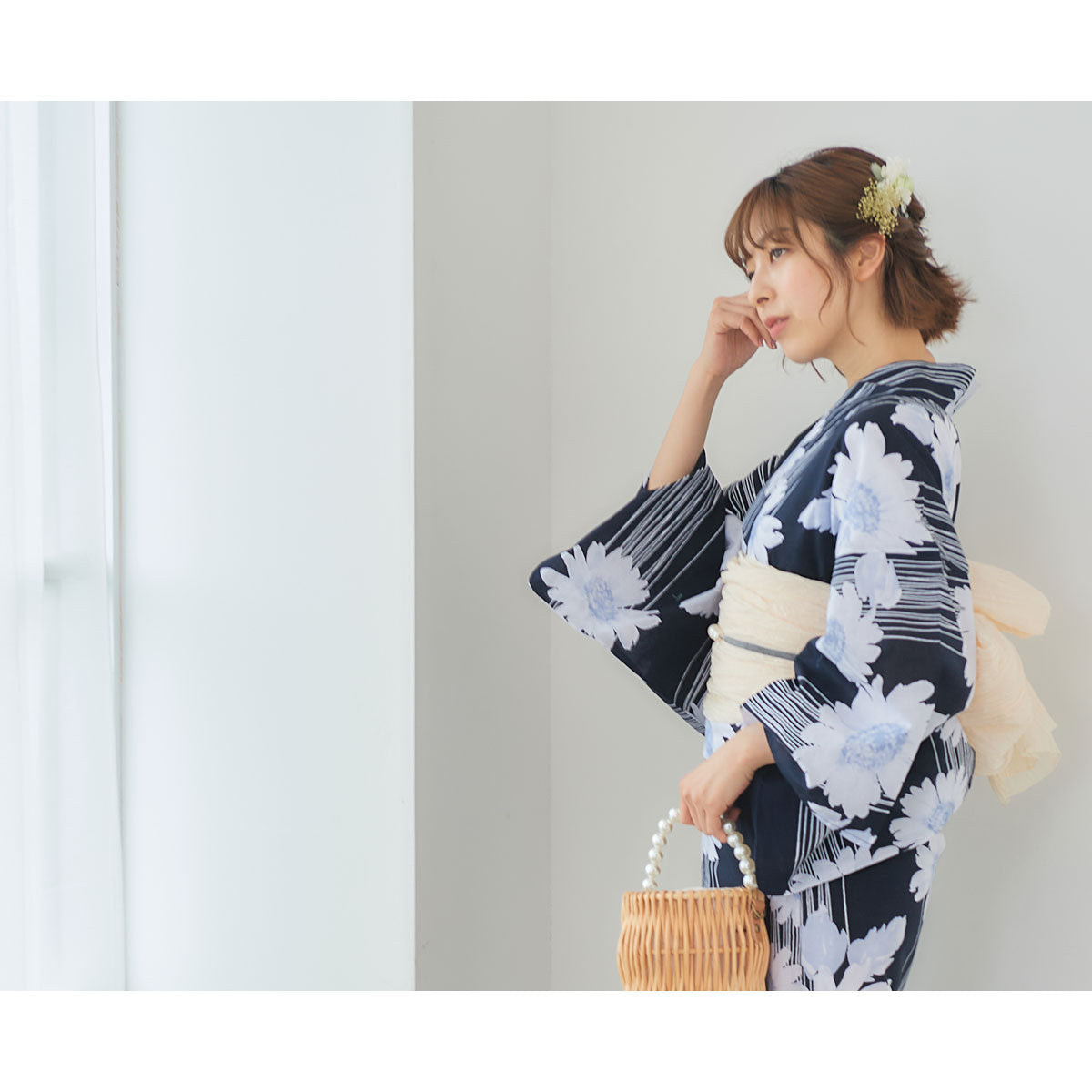 【レンタル】浴衣 フルセット No.34