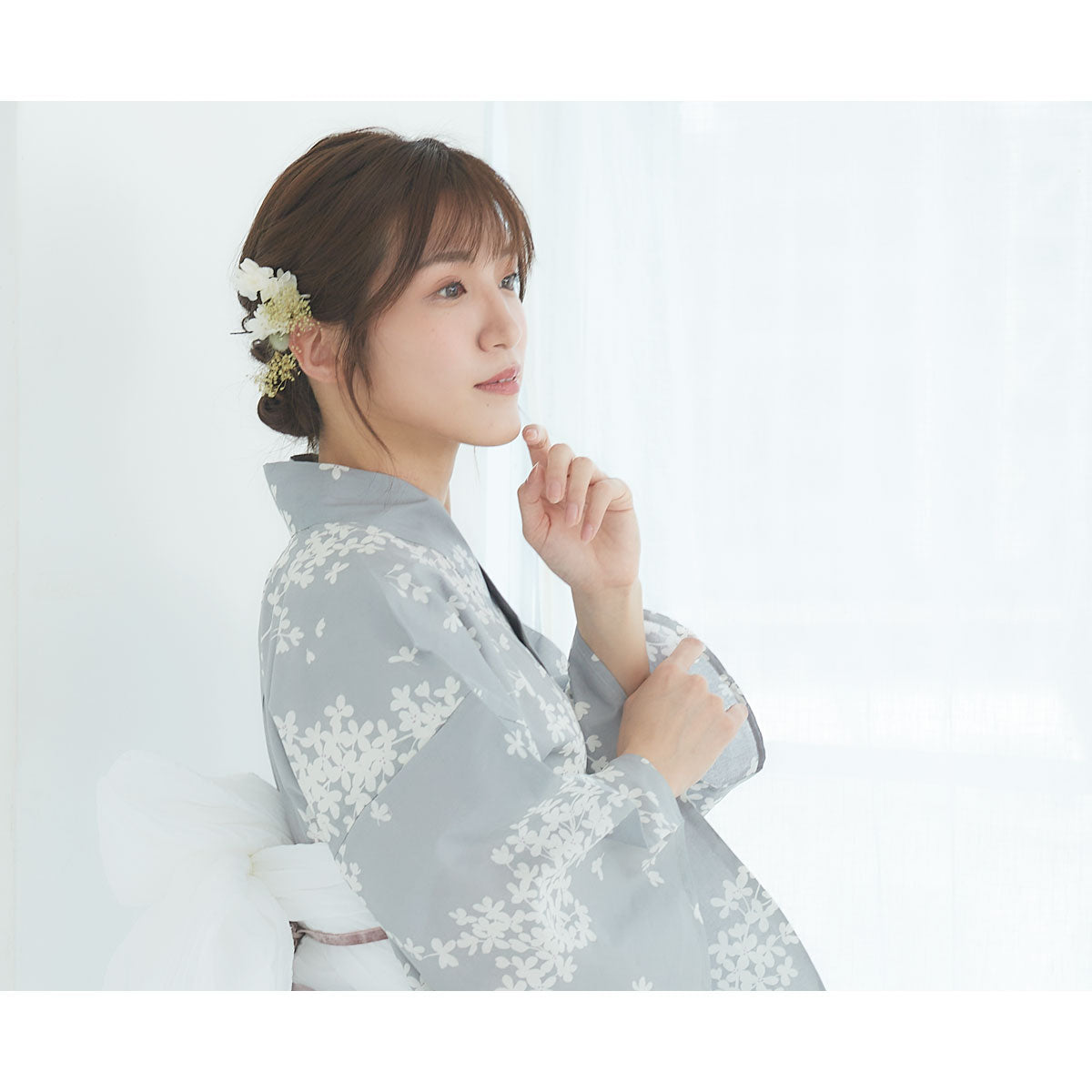 【レンタル】浴衣 フルセット No.45