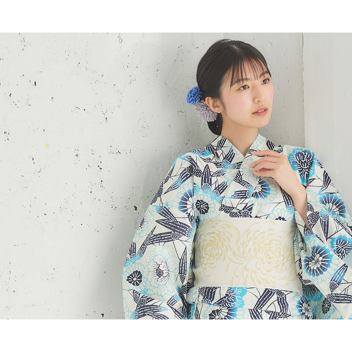 【レンタル】浴衣 フルセット No.66
