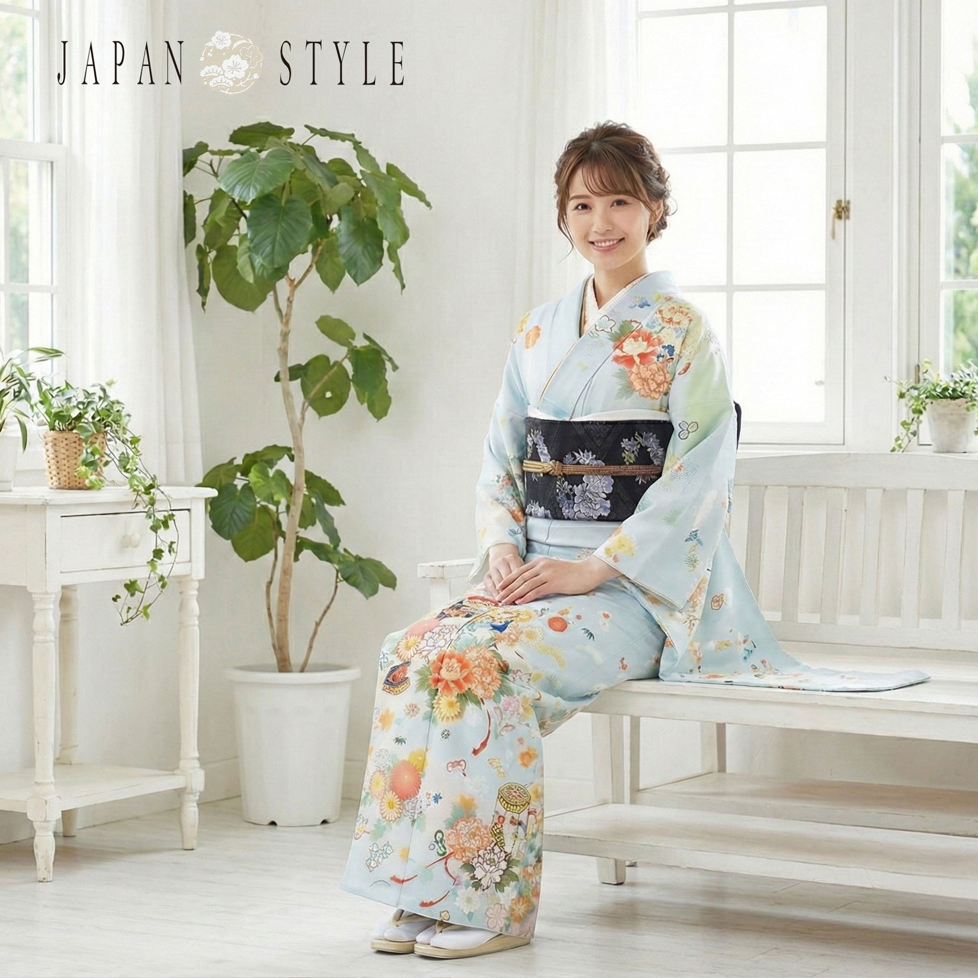 【スーパーSALE10%OFFクーポン配布中!】【レンタル】訪問着着物貸衣装フルセット入学式卒業式七五三お宮参り結婚式お宮参り結納お茶会パーティー母親ママ人気訪問着付下げフルセット着物着物往復送料無料JAPANSTYLEブランド薄水色