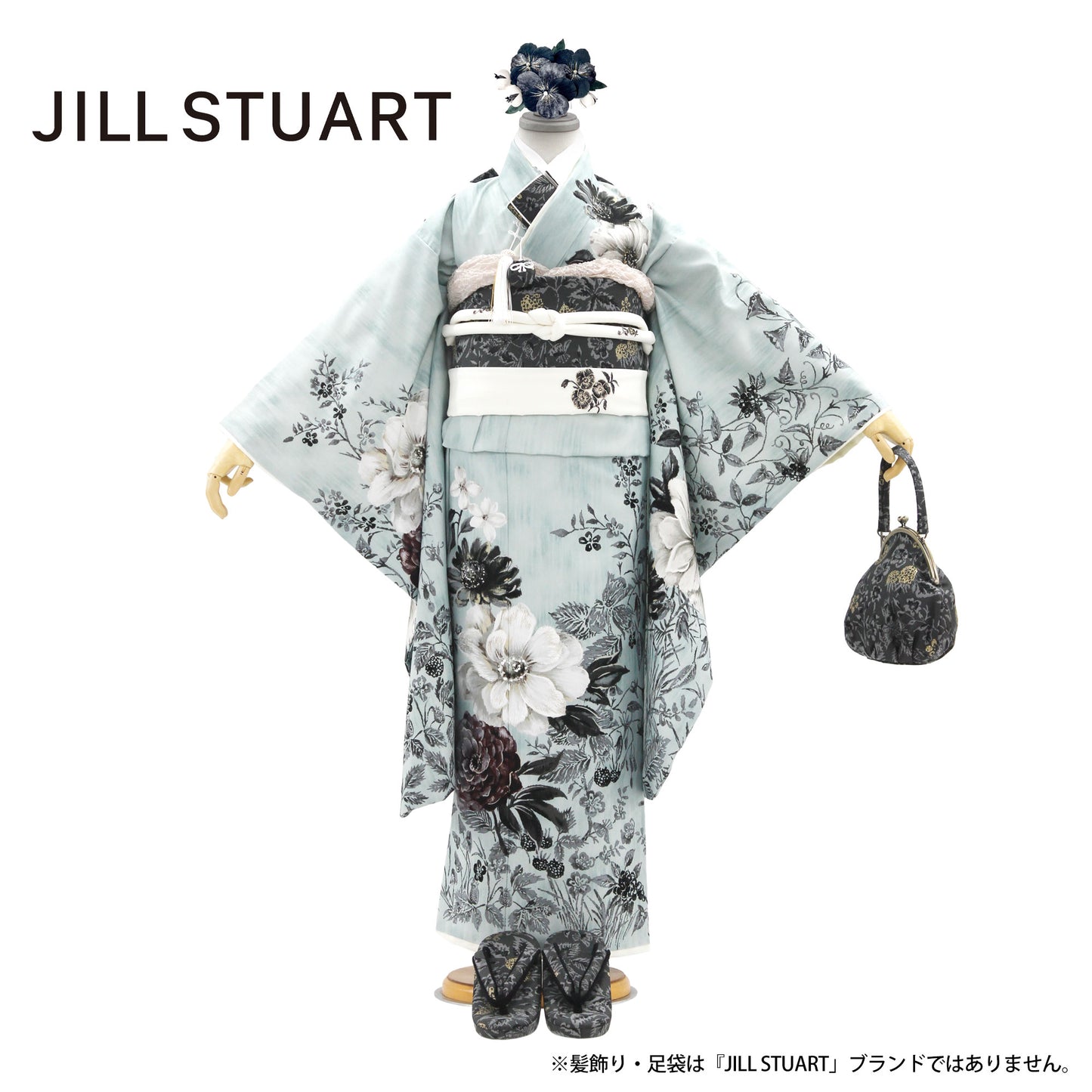 【レンタル】2025年新作JILLSTUARTブランド七五三レンタル四つ身着物フルセット【7歳貸衣装七歳7才】子供女児和服セット古典【往復送料無料】モダンくすみピンク新品足袋プレゼントNo.272